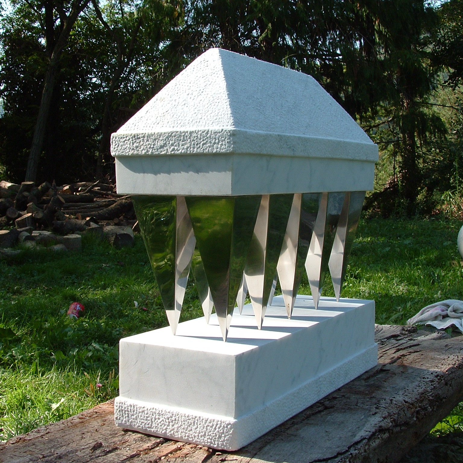 marble abstract sculpture