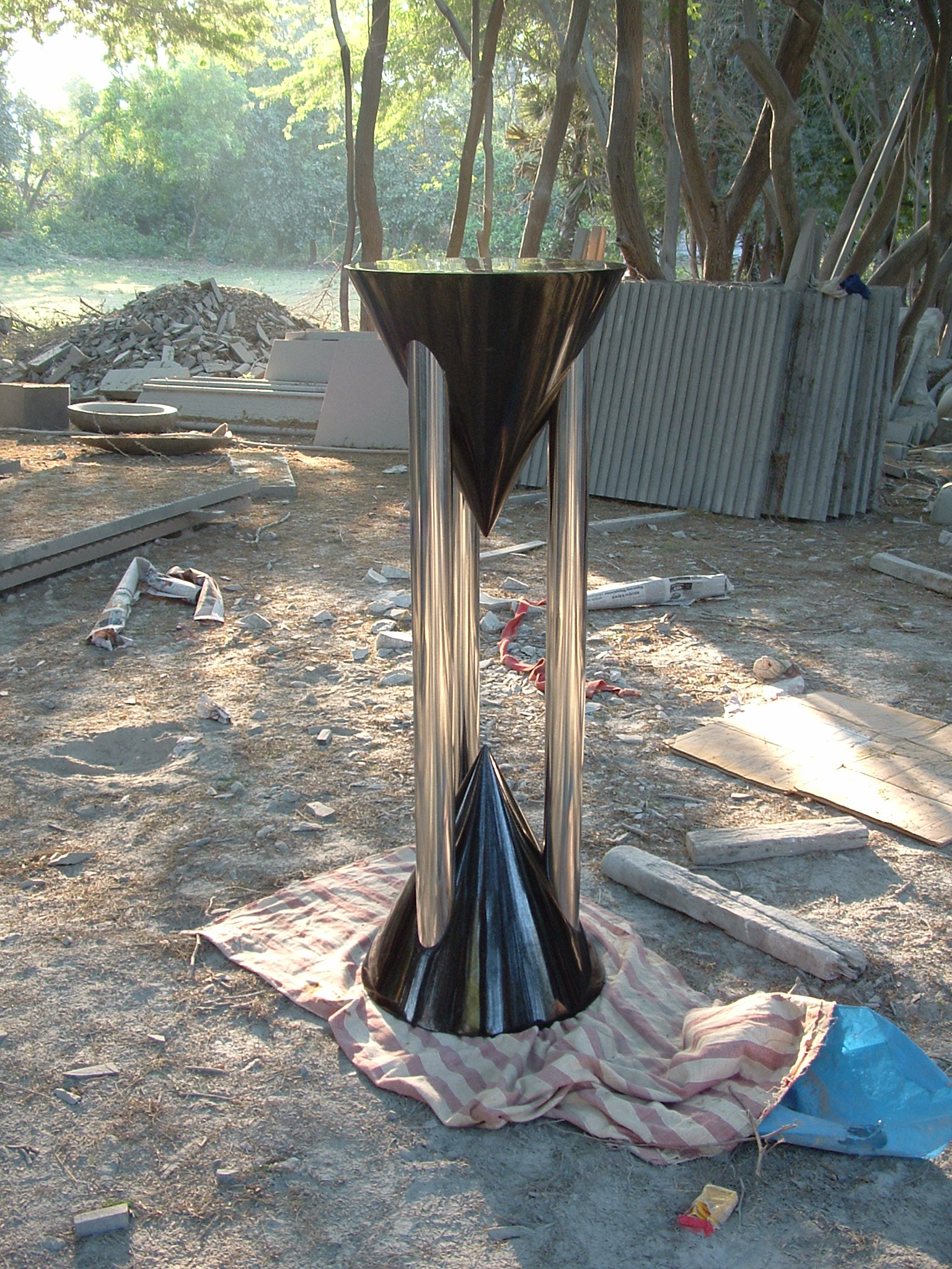 granite abstract sculpture