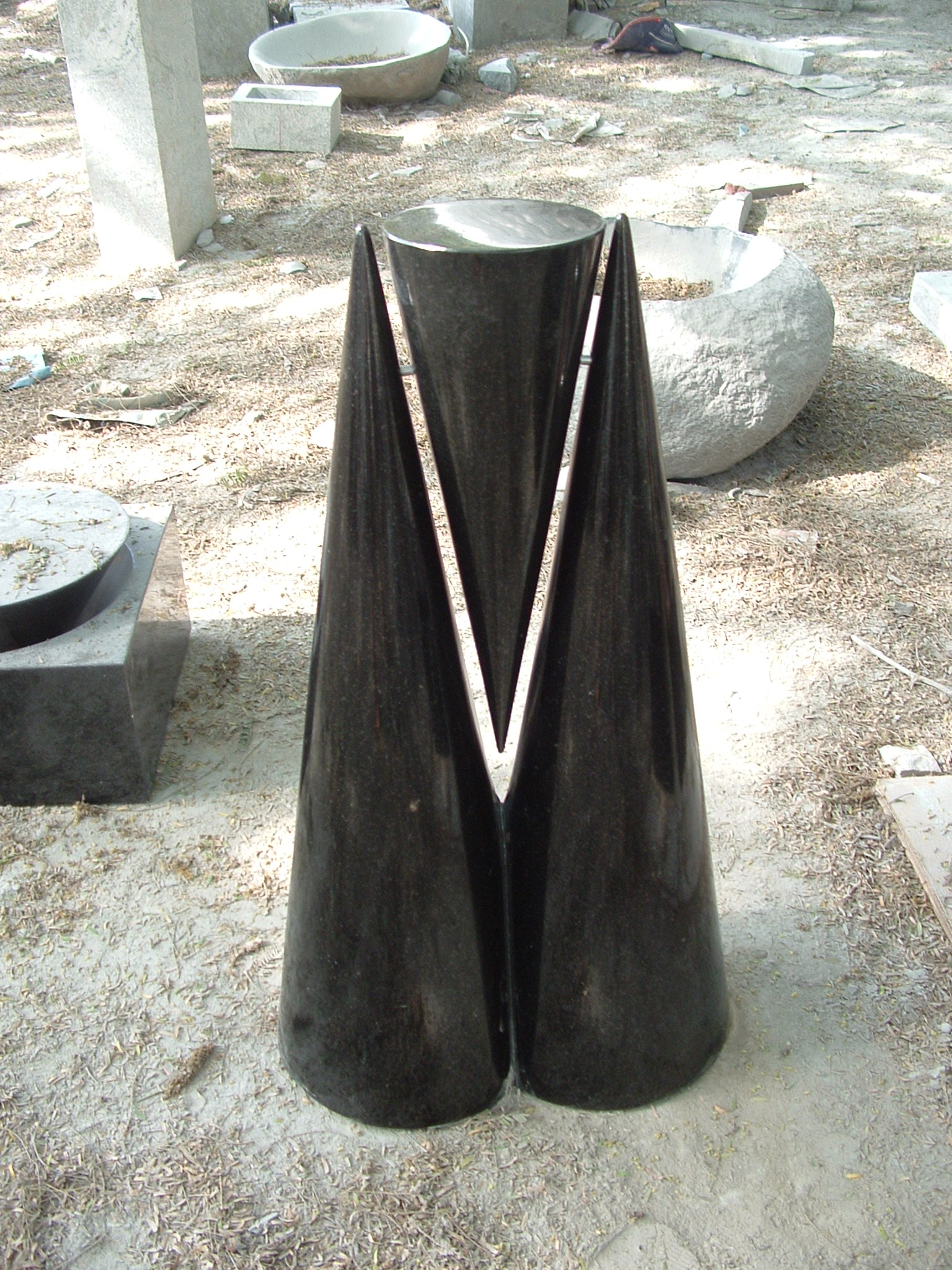 granite abstract sculpture