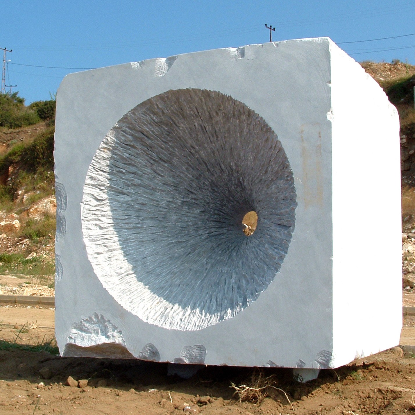 marble abstract sculpture