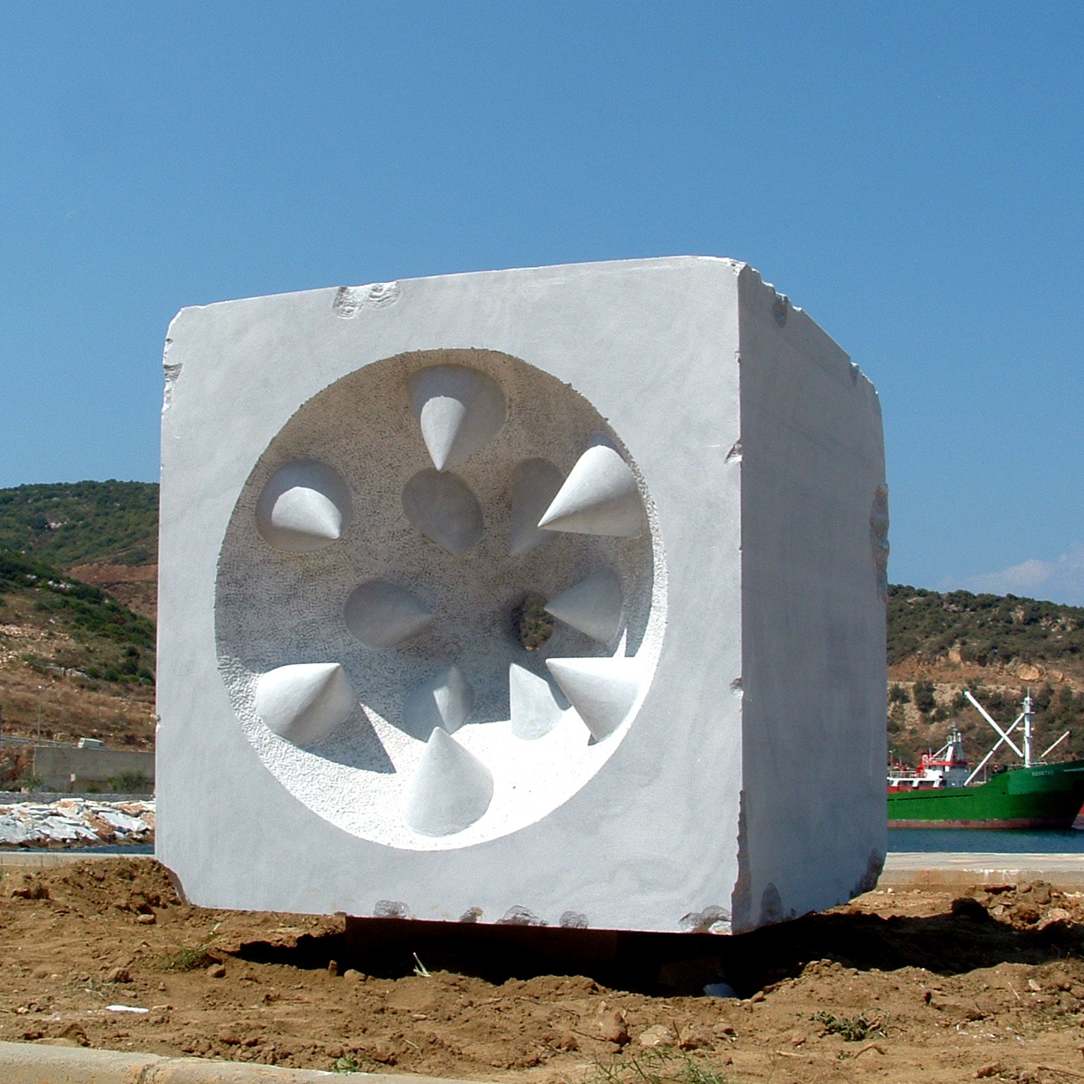 marble abstract sculpture